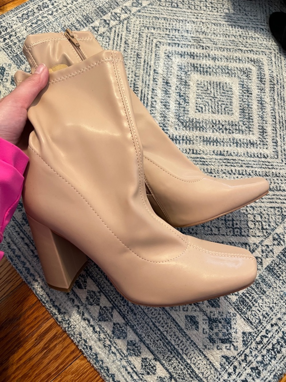 FOREVER 21 Block Heel Ankle Boots
